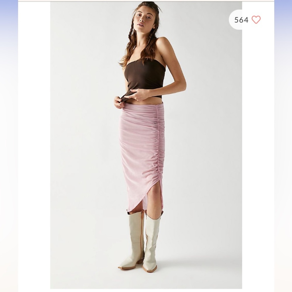 Summer Daze Midi Skirt XS in Lilac Wine Color